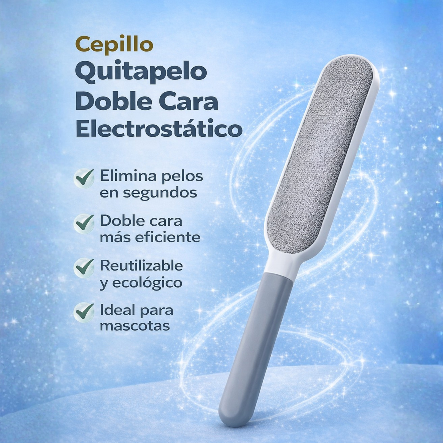 Cepillo Quitapelo Doble Cara